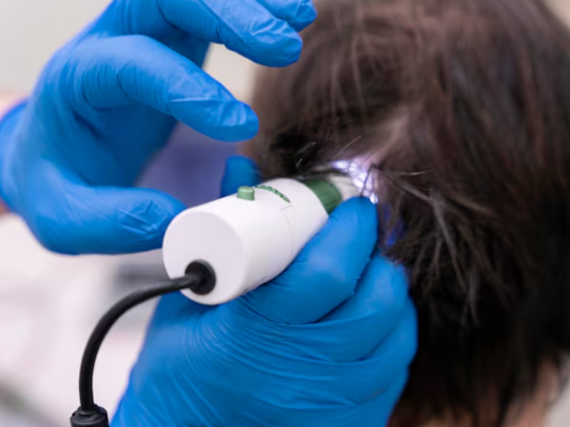 Weak hair roots and hair breakage treatment at Dermatrichs